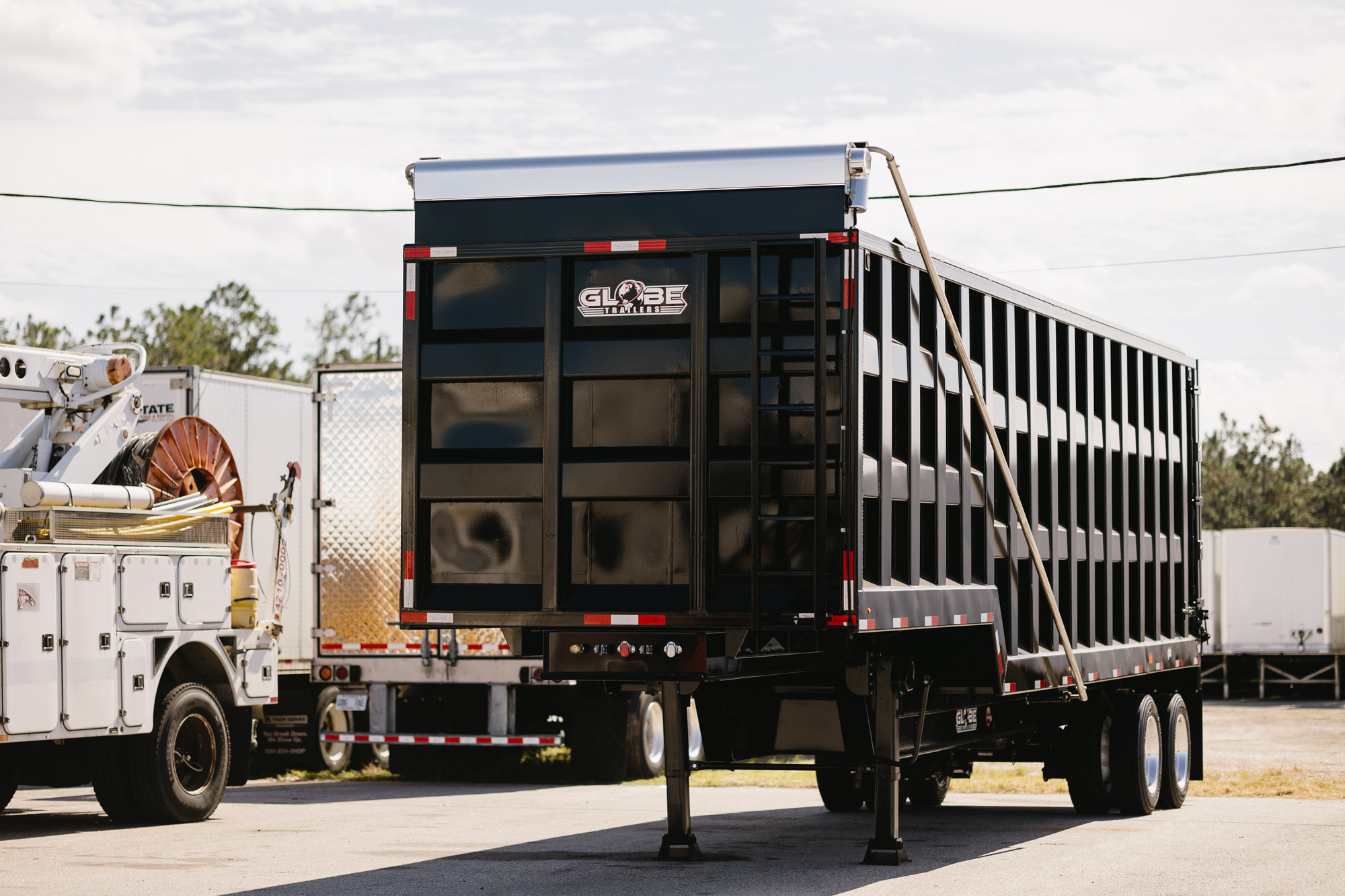 A roadside trailer repair — photograph to be supplied